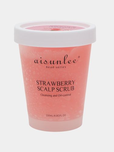 Soch va bosh terisi uchun skrab Aisunlee Strawberry Scalp Scrub, 250 g