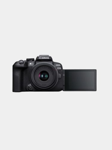 Фотоаппарат Canon EOS R10 RF-S 18-45, Черный, в Узбекистане