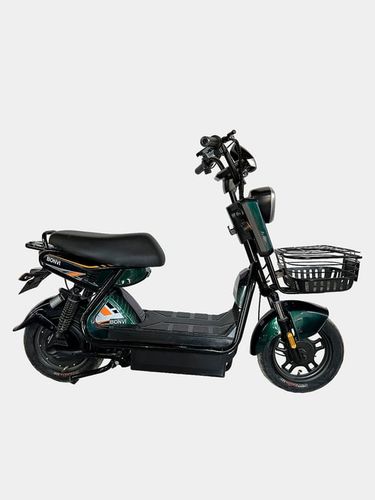 Электрический скутер Bonvi СКТ-5377, Темно-зеленый, фото