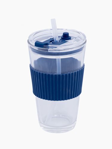 Стеклянный стакан FH0-11, 450 мл, Синий