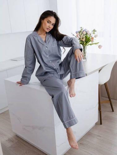 Классическая пижама из 100% хлопка Maysar 000479, Серый