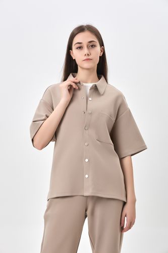 Женская рубашка Terra Pro SS24WES-21185, Beige, купить недорого