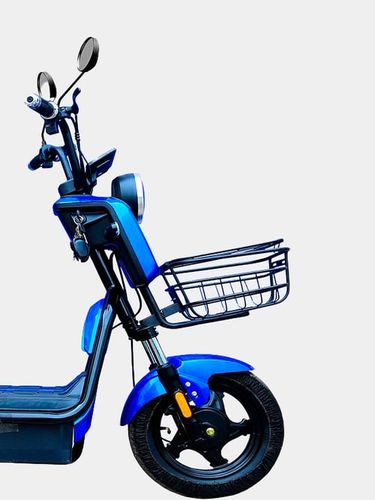 Электрический скутер Bonvi JKM-004, Синий-Черный, купить недорого