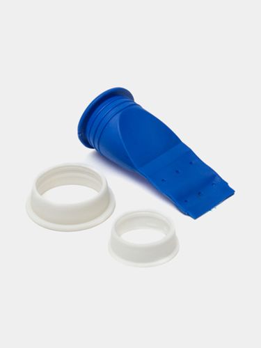 Обратный клапан для канализации от запаха в слив PP-1, Синий