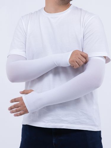 Универсальные рукава для защиты от солнца FHX001, 2 шт, Белый
