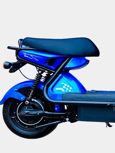Электрический скутер Bonvi JKM-004, Синий-Черный, фото
