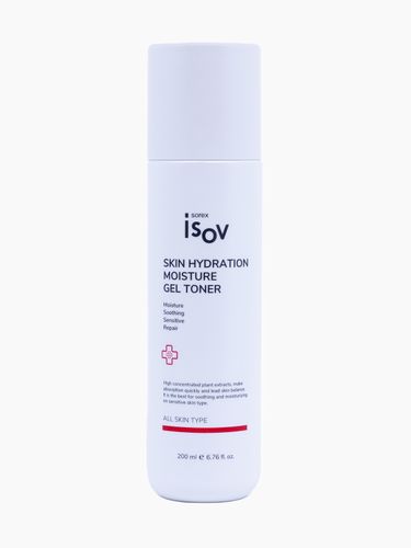 Увлажняющий гель-тоник isov skin hydration moisture gel toner, 200 мл, купить недорого