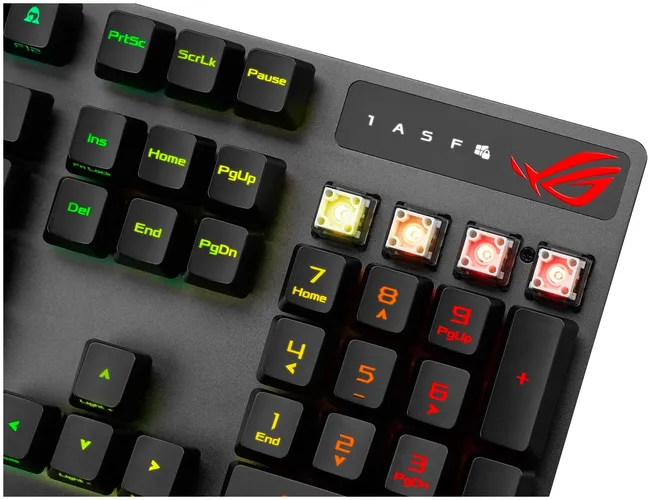 Игровая клавиатура Asus Rog Strix Scope RX, Черный, 240900000 UZS