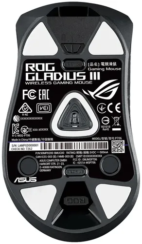 O'yin sichqonchasi Asus Rog Gladius III Wireless AimPoint, Qora, фото