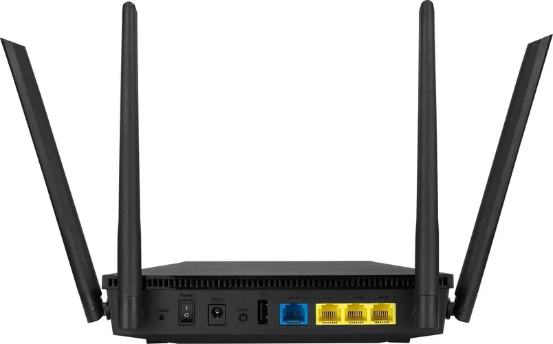 Роутер Wi-Fi Asus RT-AX1800U, Черный, купить недорого