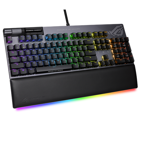 O'yin klaviaturasi Asus Rog Strix Flare II Animate, Qora