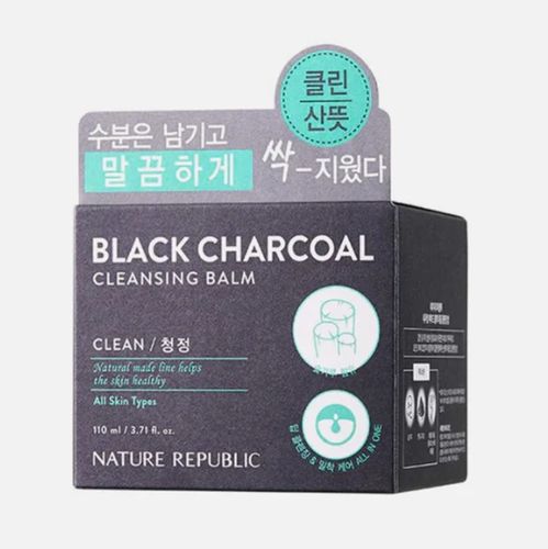 Гидрофильный бальзам nature republic black charcoal cleansing balm, 110 мл