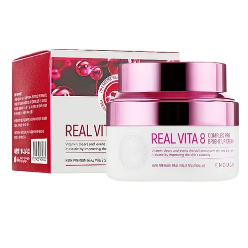 Питательный крем Enough REAL VITA 8 Complex Pro Bright up Cream, 50 мл