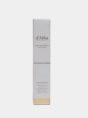 Qovoqlar uchun krem d'Alba White Truffle Enriched Firming Eye Cream, 30 ml
