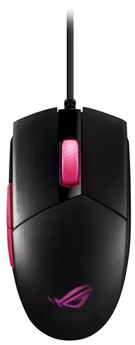 O'yin sichqonchasi Asus Rog Strix Impact II Electro Punk Wired, Qora