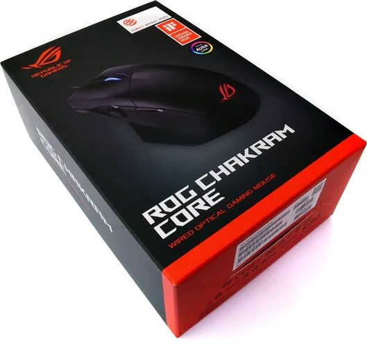 Игровая мышь Asus Rog Chakram Core Wired, Черный, фото