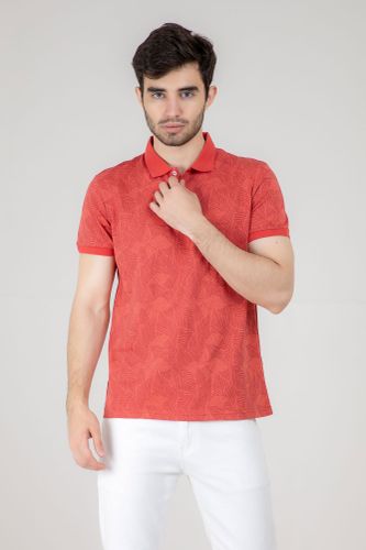 Kalta yengli polo Terra Pro SS22CA2N-17-12-11734, Red