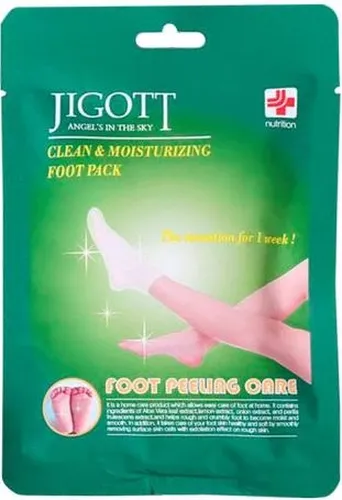 Пилинг-носочки для ног Jigott Clean & Moisturizing Foot Pack