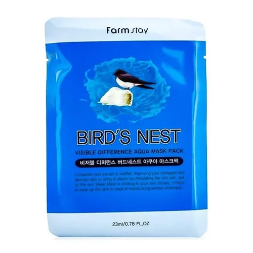 Yuz niqobi Farm stay birds nest visible difference mask sheet, 23 ml