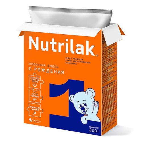 Молочная смесь Nutrilak 1 ТЕ1434, 0+ мес, 300 г, Синий, фото № 10