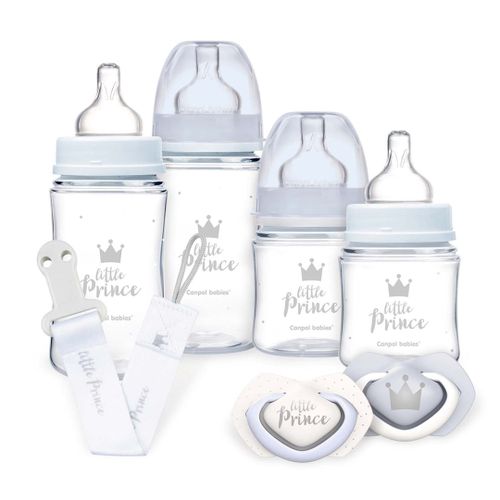 Набор бутылочек Canpol Babies Baby shower 7 предметов Little prince АТ919, 0+ мес, Голубой