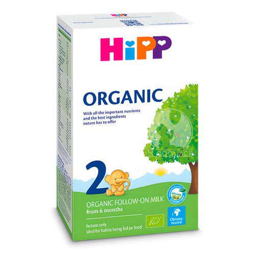 Смесь Hipp 2 Organic 39300Х, 6+ мес, 300 г, Разноцветный