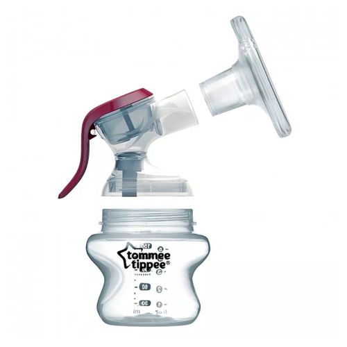 Ручной молокоотсос Tommee Tippee с бутылочкой Made for me Kod210, Белый, фото № 4