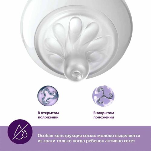 Соска Philips Avent Natural Response, 6+мес, SCY965/02, Белый, фото № 9