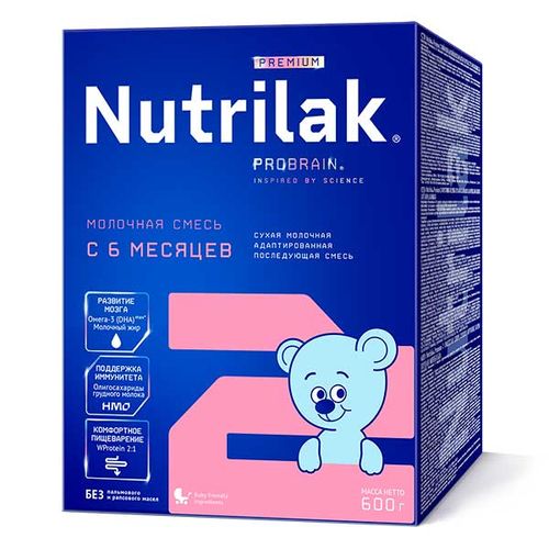 Молочная смесь Nutrilak Premium 3 ART-0441, 12 месяцев, 600 г, Синий