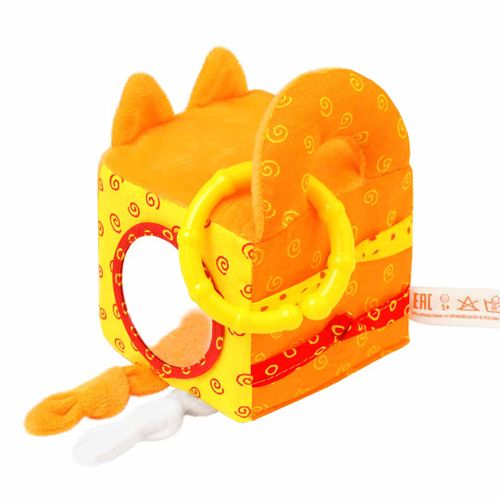 Развивающая игрушка подвеска Мякиши кубик "Лисичка Апельсинка", foto