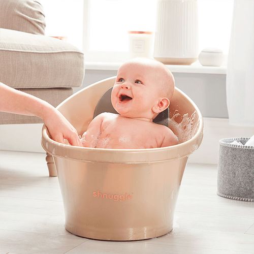 Детская ванночка для купания малыша Shnuggle с мягкой спинкой 0202ШС, Золотистый, arzon