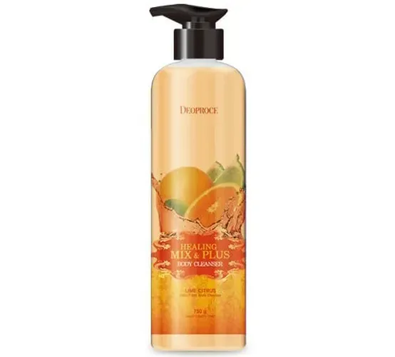 Гель для душа Deoproce Healing Mix & Plus Body Cleanser Lime Citrus, 750 мл