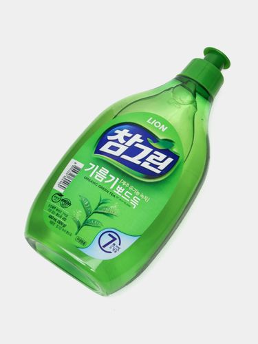 Эко-жидкость для мытья посуды и овощей Lion Organic Green Tea, 500 мл