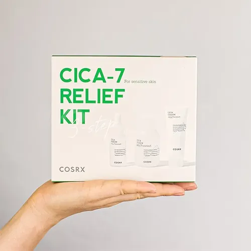 Набор миниатюр cosrx cica-7 relief kit, купить недорого