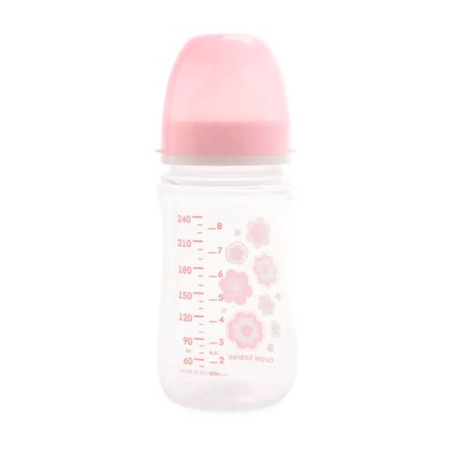 Бутылочка Canpol Babies EasyStart цветочки СВ168, 3+ месяцев, 240мл, Розовый, купить недорого