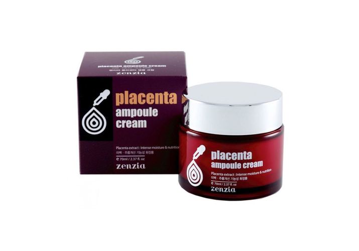 Крем для лица Zenzia Placenta Ampoule Cream с плацентой, 70ml