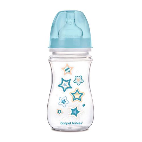 Бутылочка Canpol Babies EasyStart, 3+ месяцев, 240 мл, Голубой