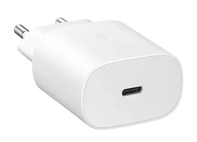 Zaryadlovchi bloki Samsung 25W PD adapteri USB-C, oq, купить недорого