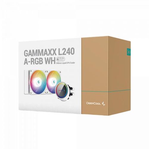 Deepcool GAMMAXX L240 A-RGB protsessor kuleri, Oq, купить недорого