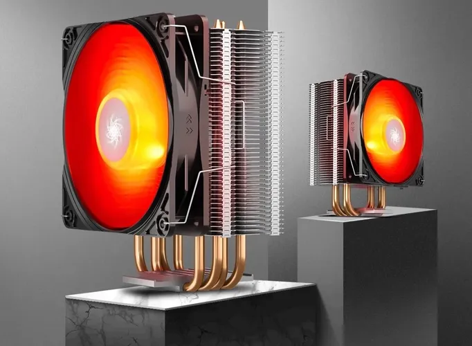 Protsessor sovutgichi Deepcool Gammaxx 400 V2 RED, Qizil