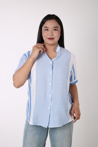 Рубашка Azaly 519, Голубой