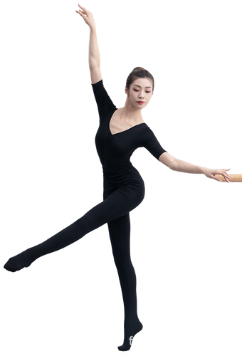 Леггинсы колготки для балета SportWay FWLEG11, Черный, в Узбекистане