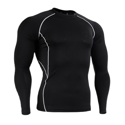 Rashguard Black SportWay MWRAS7, qora, купить недорого