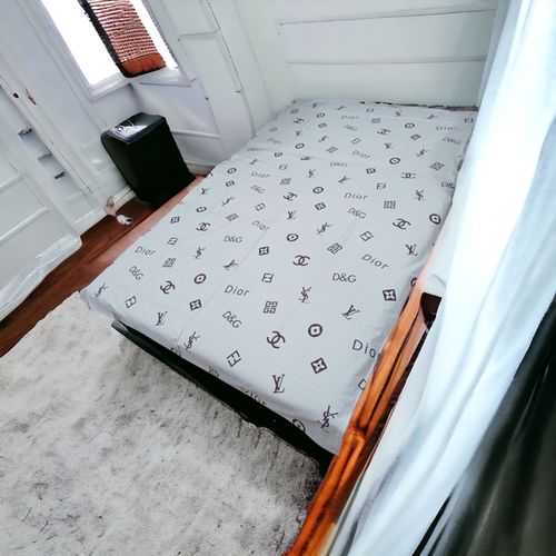 Простынь двуспальная Linens 11172, 220х240 см, Белый