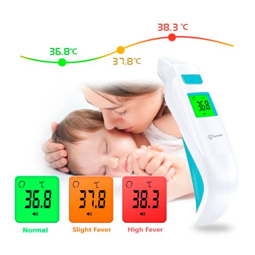 Инфракрасный термометр Hetaida 8в1, Белый