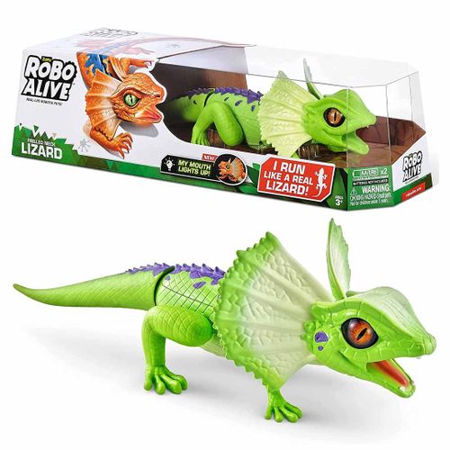 Интерактивная игрушка ZURU Robo Alive Lurking Lizard Z7149, Салатовый, фото