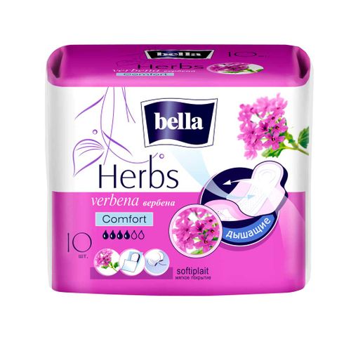 Прокладки Bella Herbs Verbena Comfort, 4 кап, 10 шт