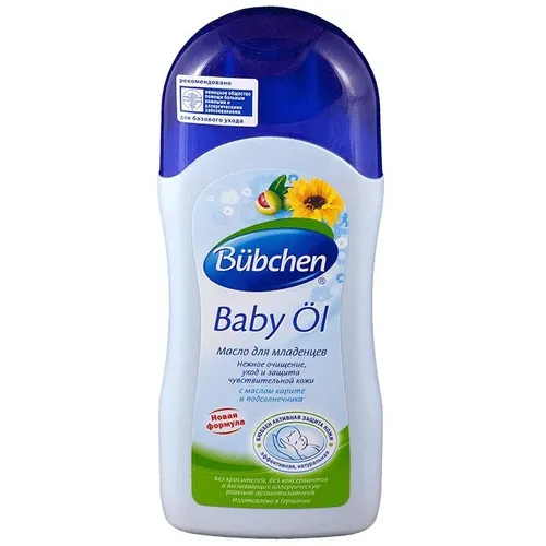 Масло для младенцев Bubchen baby oil, 200 мл, Белый