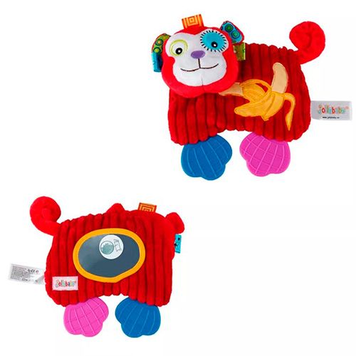 Игрушка Jolly Baby Лапкигрызки Monkey, Красный, купить недорого