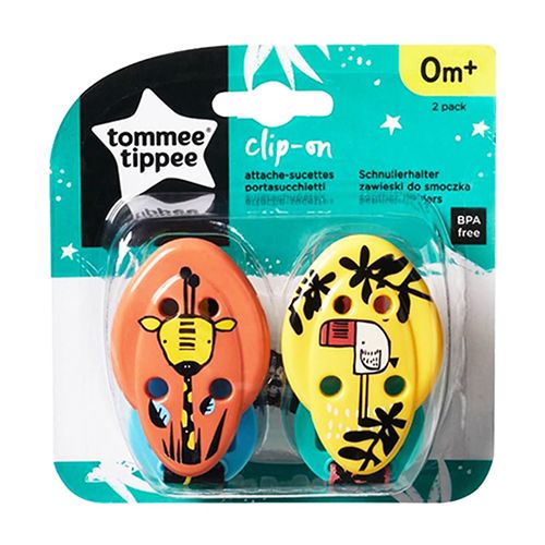 Держатель для пустышек Tommee Tippee clip-on 43336390C, Желтый